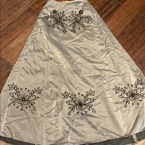 Black gray skirt custom made